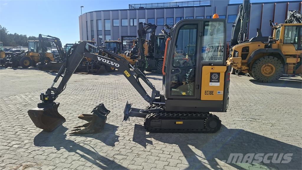 Volvo EC18E حفارات صغيرة أقل من 7 طن (حفارات صغيرة)