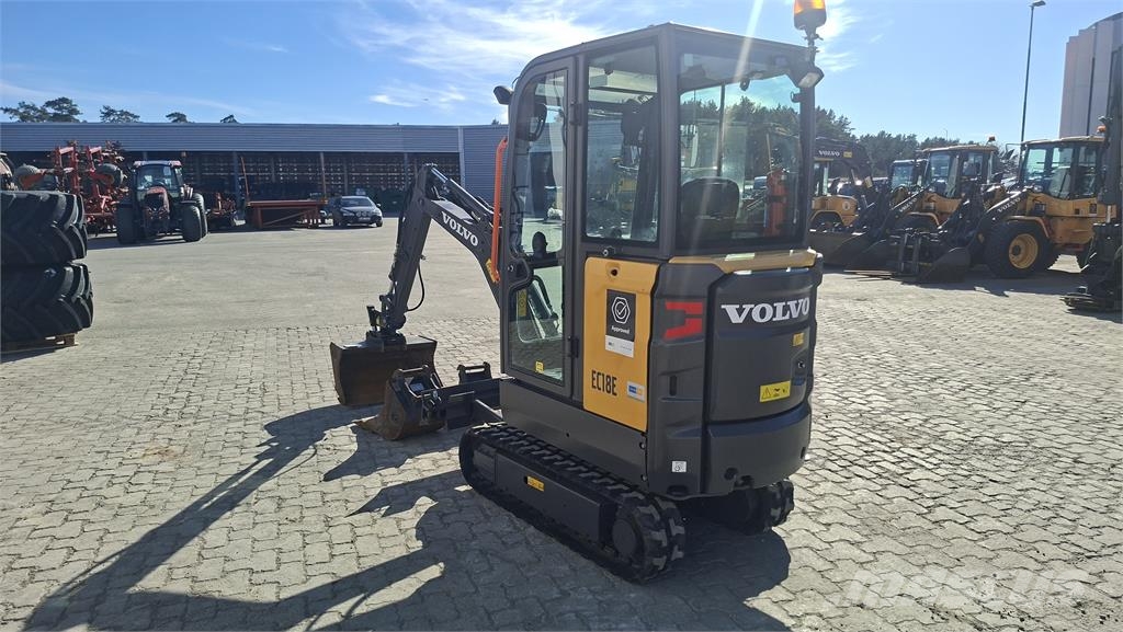 Volvo EC18E حفارات صغيرة أقل من 7 طن (حفارات صغيرة)