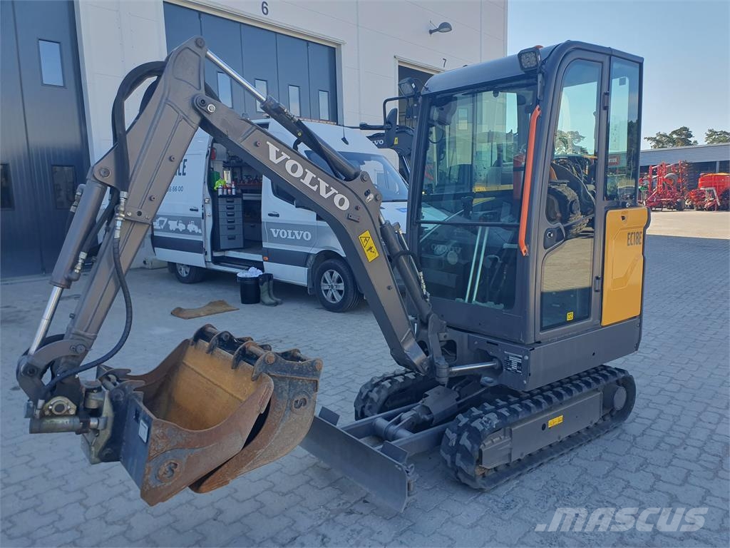 Volvo EC18E حفارات صغيرة أقل من 7 طن (حفارات صغيرة)