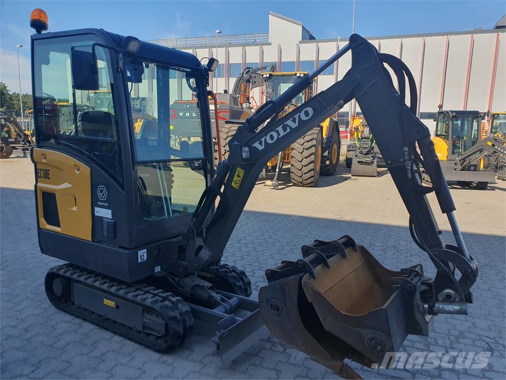 Volvo EC18E حفارات صغيرة أقل من 7 طن (حفارات صغيرة)