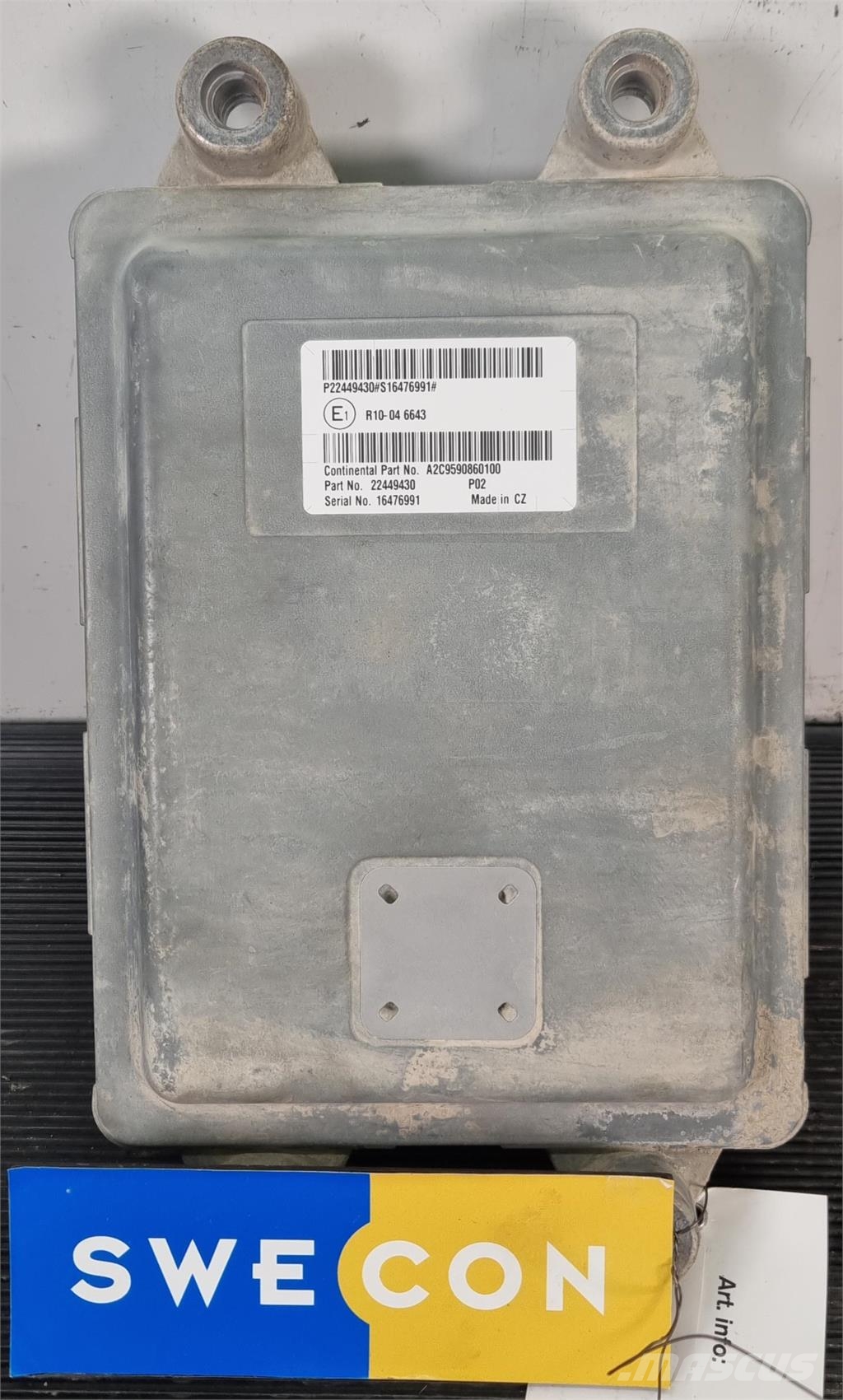 Volvo A45G CONTROL UNIT EXCH 電子設備