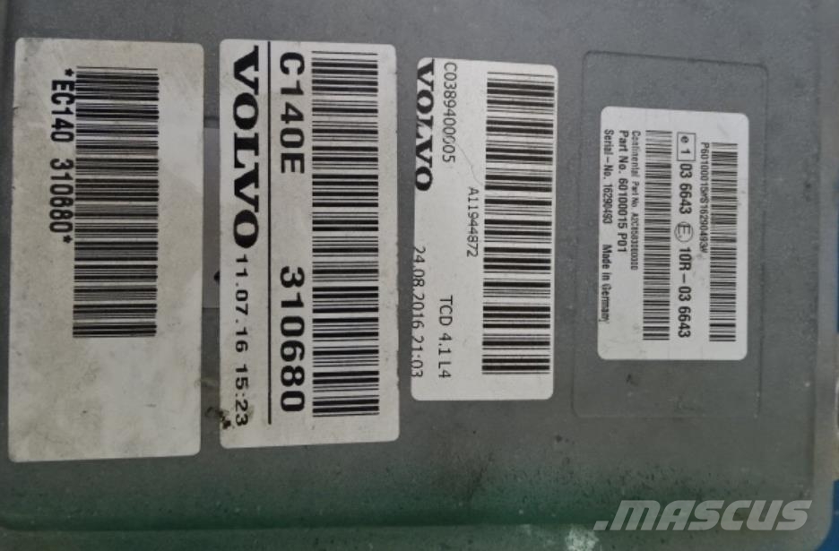 Volvo EC140ELM REGLERENHET 일렉트로닉스