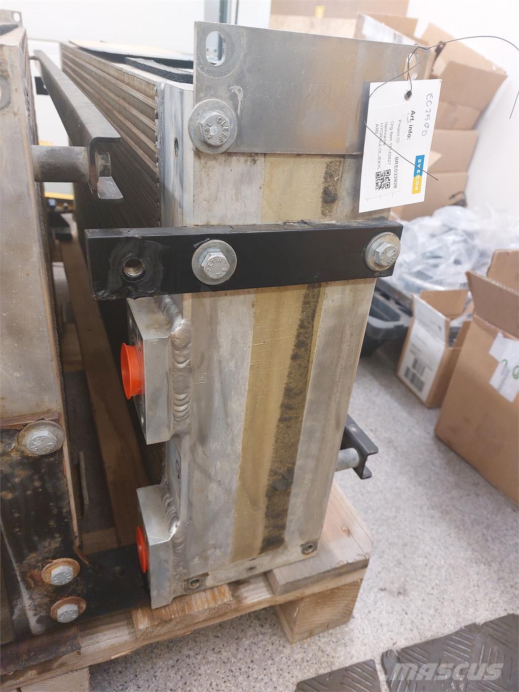 Volvo EC250DL HYDRAULOLJEKYLARE ラジエター