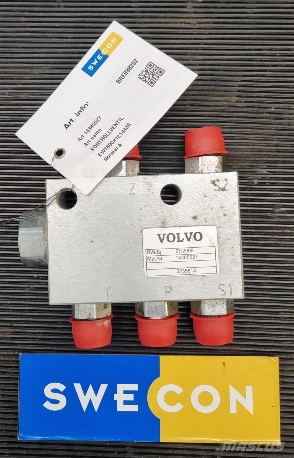 Volvo EW160C KONTROLLVENTIL Hidraulika