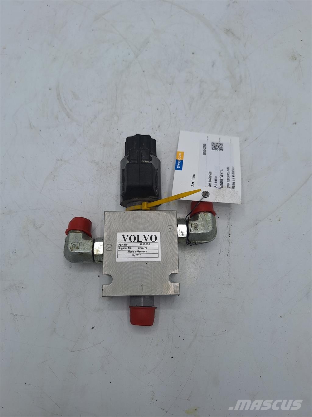 Volvo EWR150E MAGNETVENTIL 電子機器