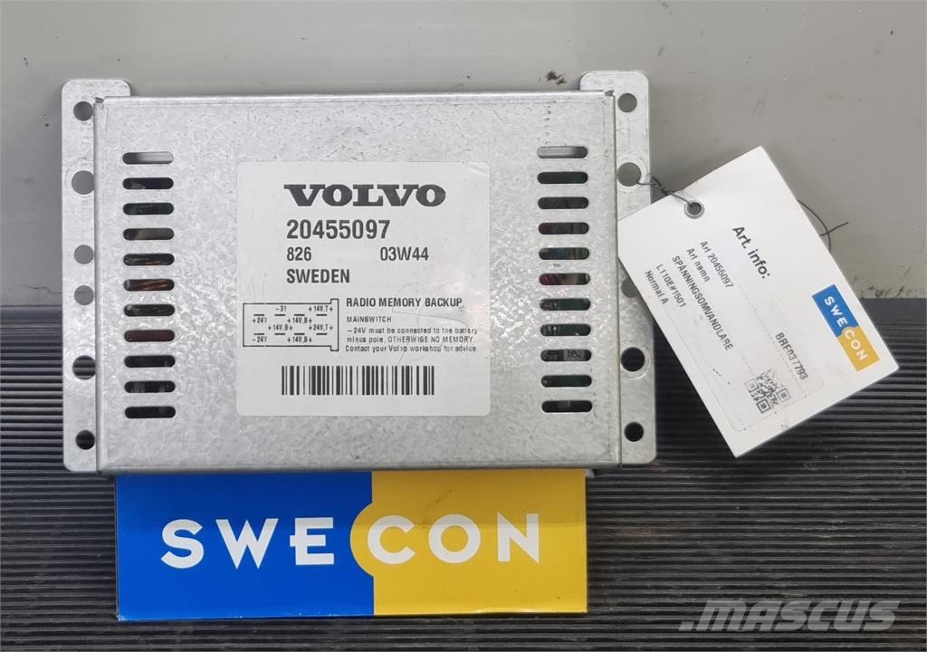 Volvo L110E SPÄNNINGSOMVANDLARE Electronics