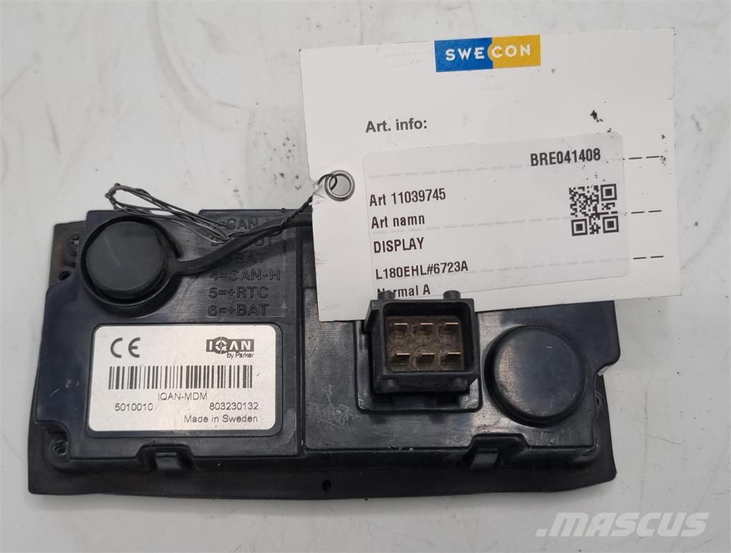 Volvo L180EHL DISPLAY 電子設備
