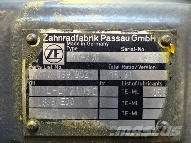 Volvo L30 PLANETAXEL Akselit