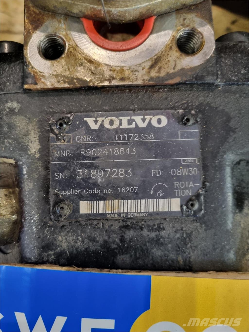 Volvo L70F HYDRAULPUMP P3 Hidraulika