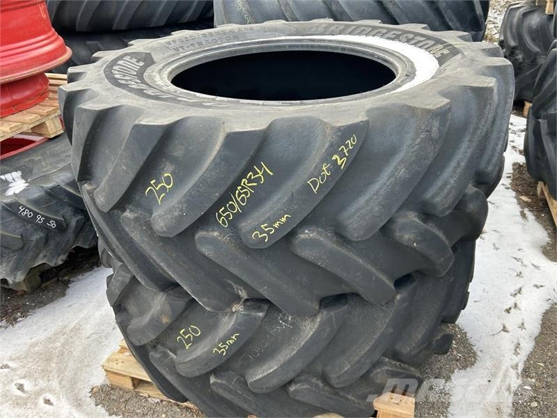 Bridgestone 650/65R34 타이어, 휠 및 림
