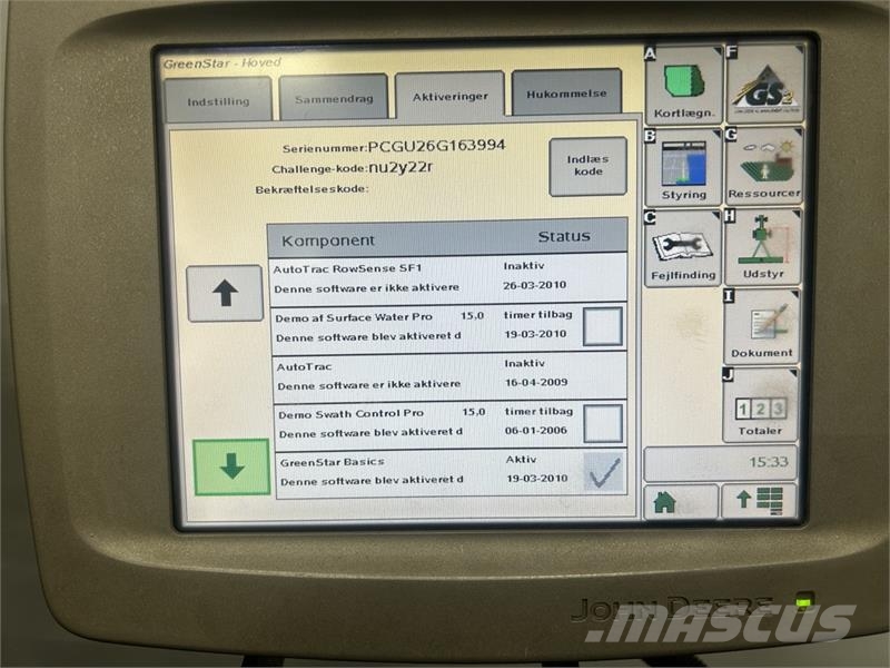 John Deere STARFIRE 3000 النظام العالمي لتحديد المواقع GPS