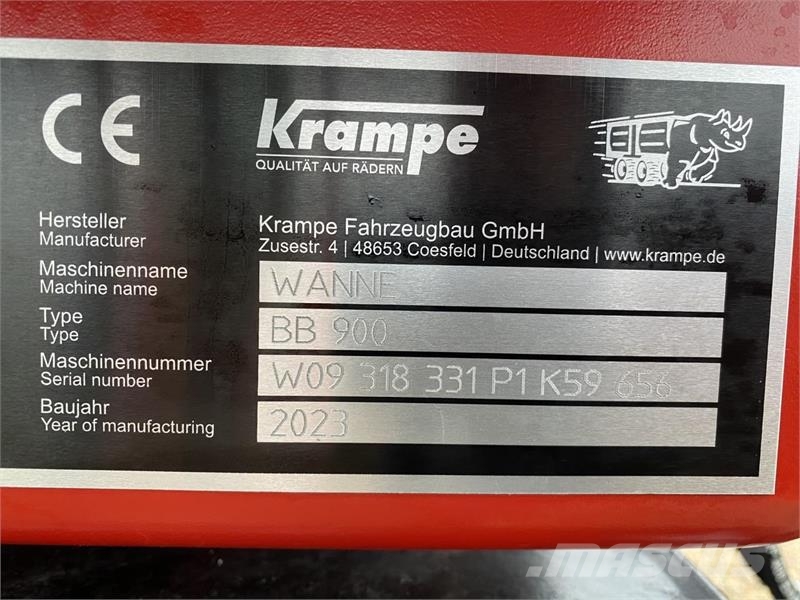Krampe BB 900 Kippanhänger