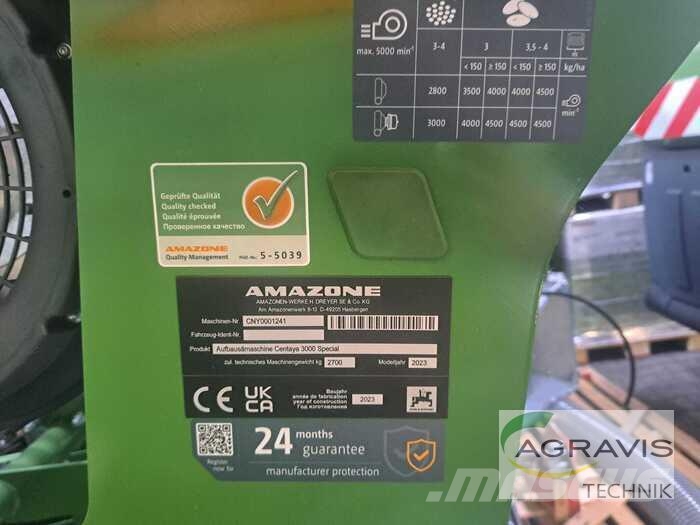 Amazone CENTAYA 3000 SPECIAL Sorvetőgép