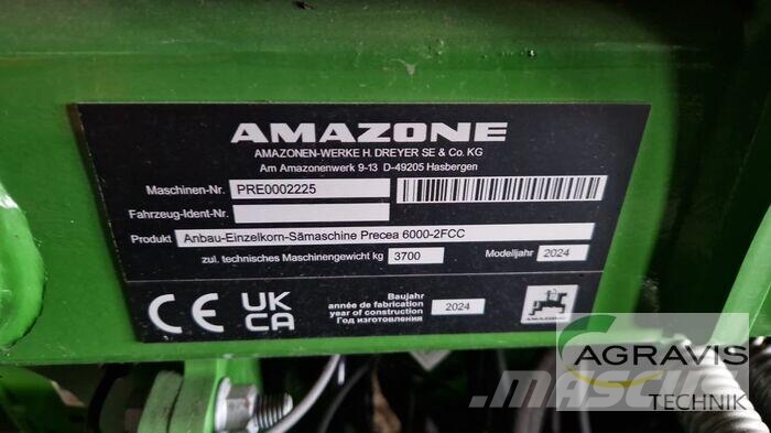Amazone PRECEA 6000-2 FCC SUPER Mechanické secí stroje