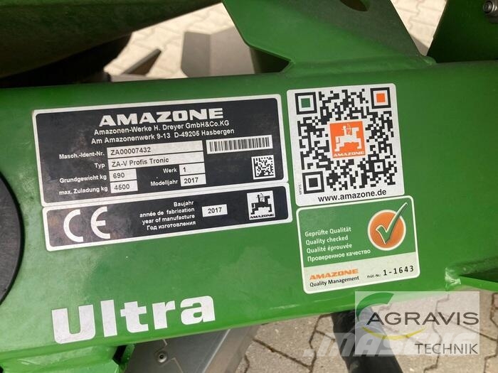 Amazone ZA-V 3200 SUPER PROFIS TRONIC Rozmetadlá priemyselných hnojív