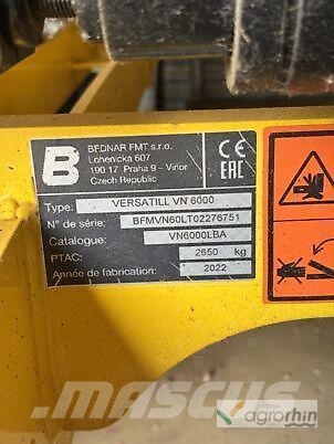 Bednar VERSATILL VN 6000 Почвеные фрезы