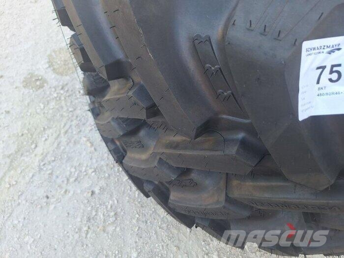BKT 480/80R46+380/85R34 Pflegeräder Pneus, rodas e aros