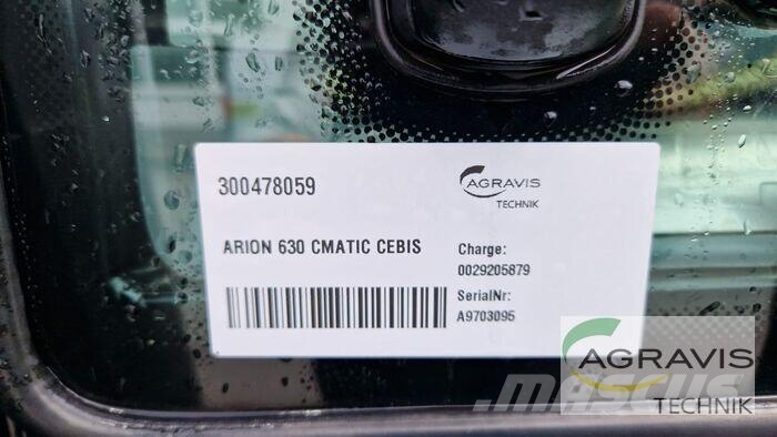 CLAAS ARION 630 CMATIC CEBIS Traktori
