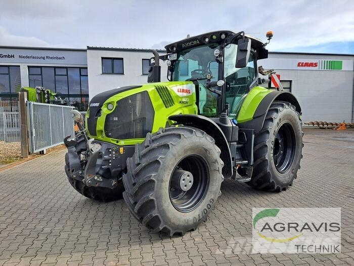 CLAAS AXION 870 CMATIC CEBIS 트랙터