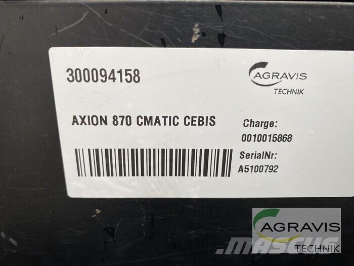 CLAAS AXION 870 CMATIC CEBIS الجرارات