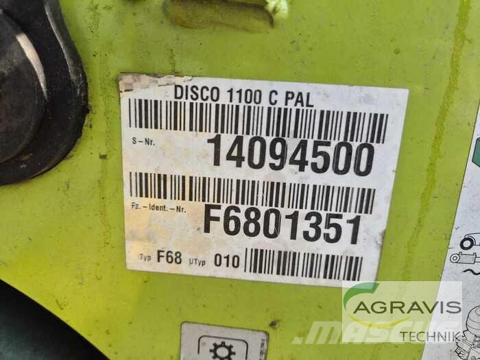 CLAAS DISCO 1100 C BUSINESS جزازات