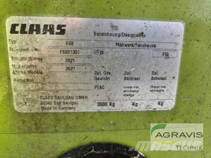 CLAAS DISCO 1100 C BUSINESS جزازات