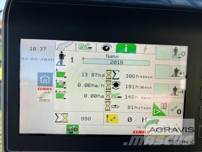 CLAAS DISCO 9100 C AS Kosiarki