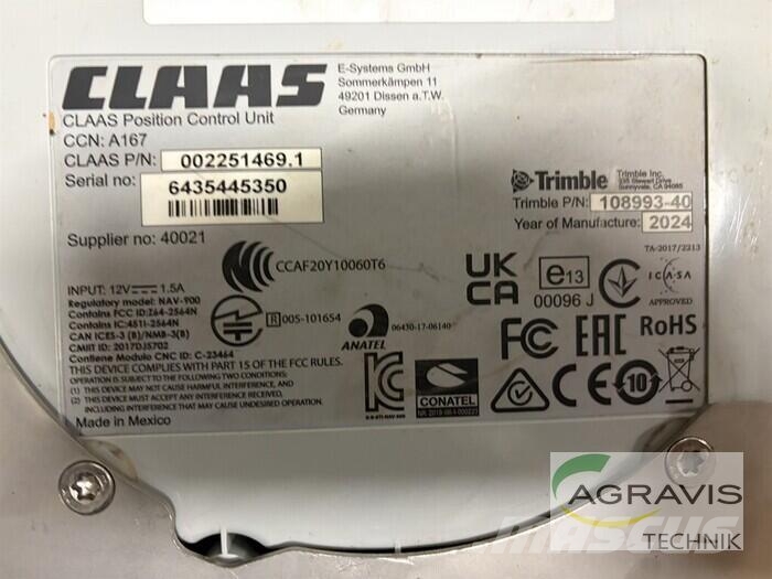 CLAAS GPS PILOT CEMIS 1200 Ostala oprema za traktore