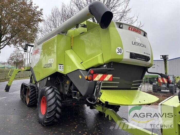 CLAAS LEXION 670 TERRA TRAC + SW V750 + TW Mähdrescher