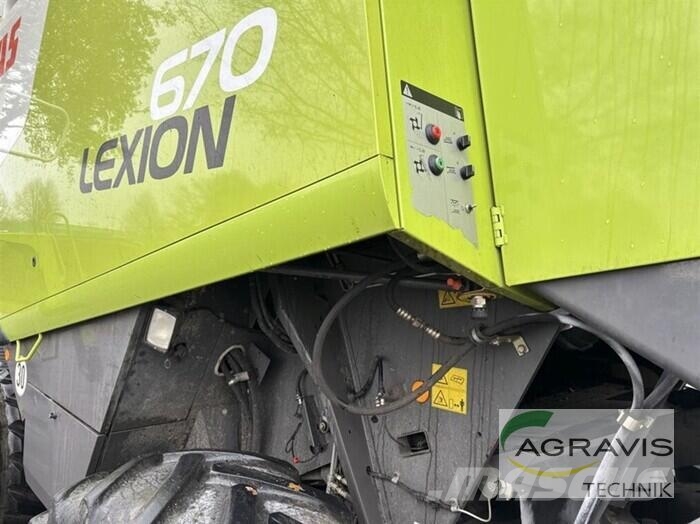 CLAAS LEXION 670 TERRA TRAC + SW V750 + TW Mähdrescher