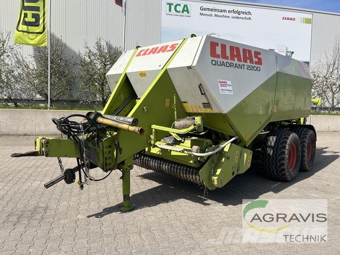 CLAAS QUADRANT 2200 gebr. Claas Großpackenpresse Lisy na hranaté balíky