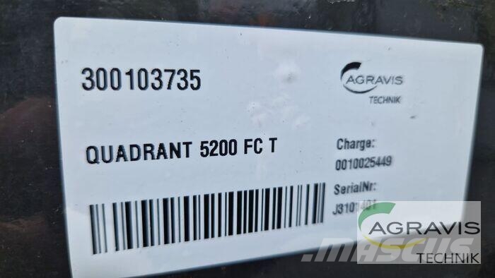 CLAAS QUADRANT 5200 FC TA Lisy na hranaté balíky