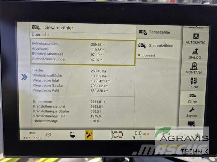 CLAAS TRION 660 MONTANA Kombajni
