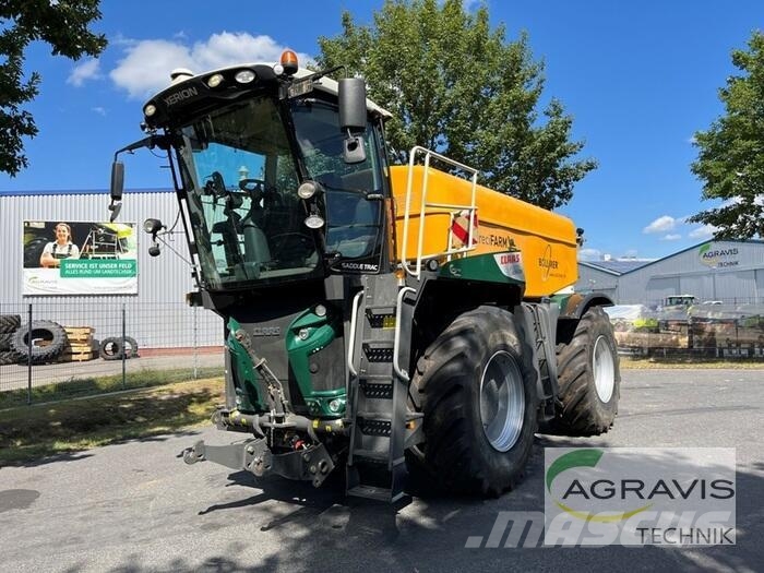 CLAAS XERION 4000 SADDLE TRAC + Zunhammer 11 CBM Aufsatz Трактори