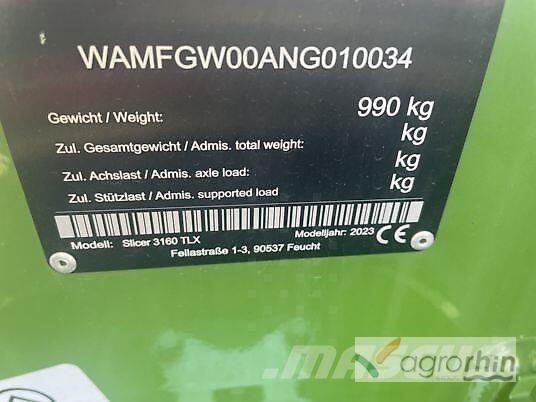 Fendt 3160TLX Çayir biçme makinalari