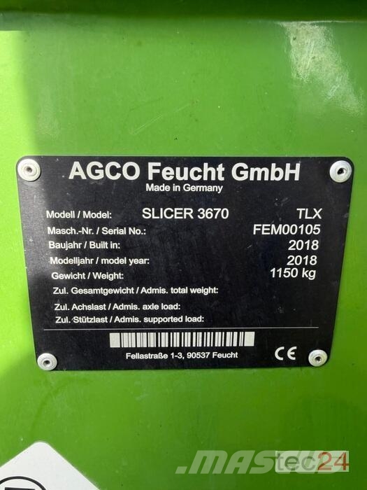 Fendt SLICER 3670 TLX Mäher