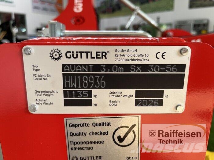 Güttler Avant 3m SX 30-56 Equipamento de embalagem