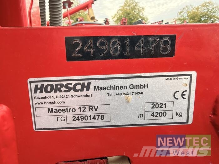 Horsch MAESTRO 12.50 RV 드릴