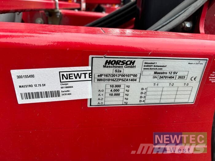 Horsch MAESTRO 12.75 SV Såmaskiner