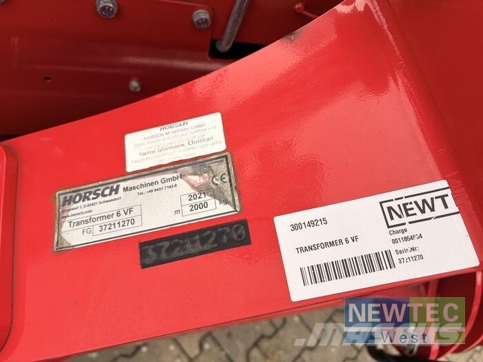 Horsch TRANSFORMER 6 VF Мульчирователи