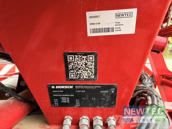 Horsch VERSA 6 SW Perforatoare