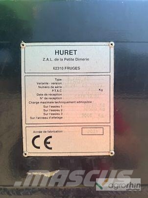 Huret AT240 Remolques con caja de volteo