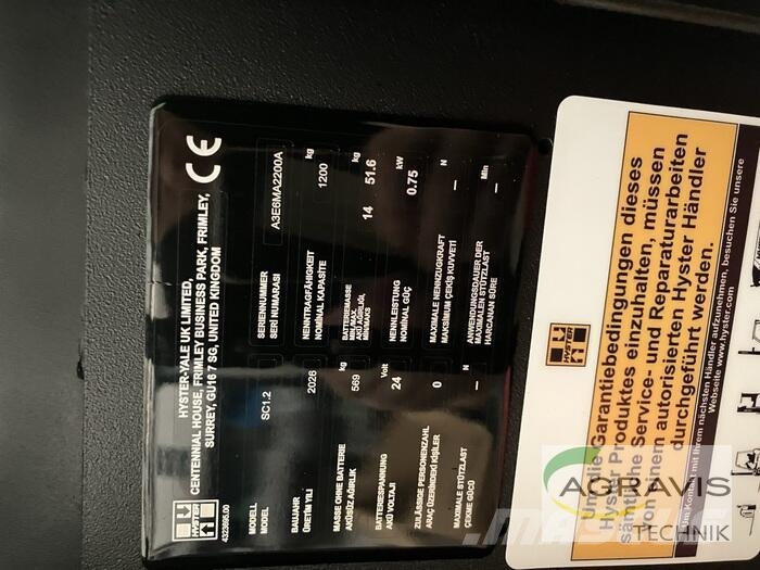 Hyster SC1.2 Montacargas - otros