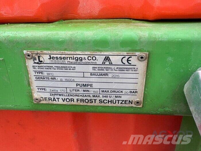 Jessernigg BFC 1200 Opryskiwacze zaczepiane