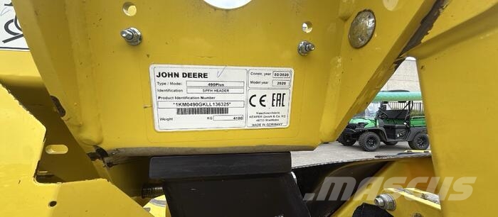 John Deere 490 Accessoires voor maaidorsmachines