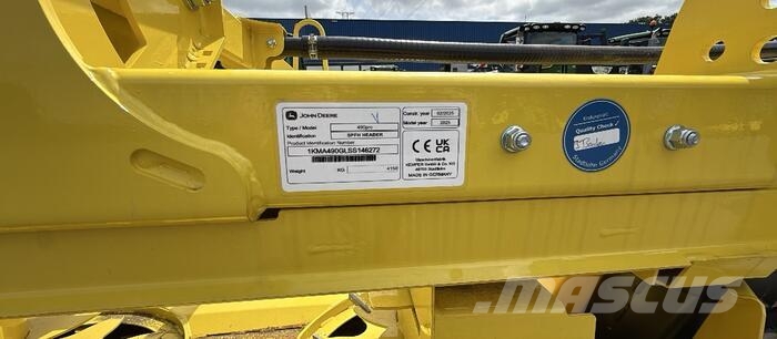 John Deere 490 Akcesoria do kombajnów zbożowych