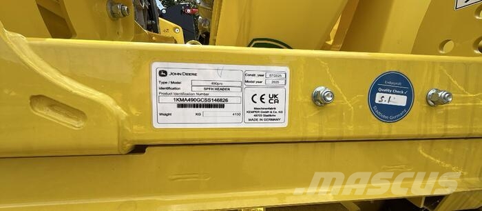 John Deere 490 Skurtresker tilbehør