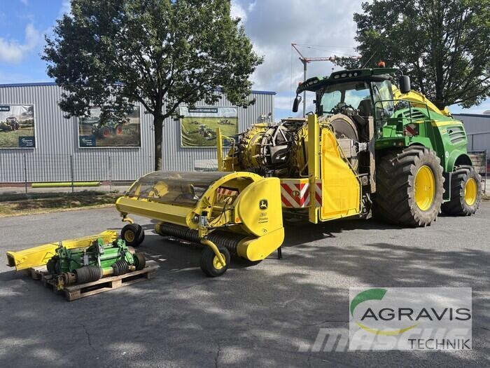 John Deere 8800I Allrad + Kemper 490 Plus + Pickup 639 Trince semoventi