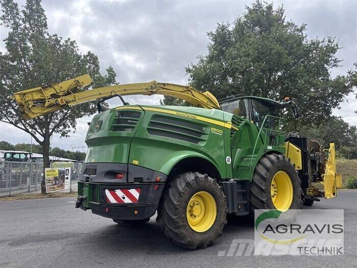 John Deere 8800I Allrad + Kemper 490 Plus + Pickup 639 Trince semoventi
