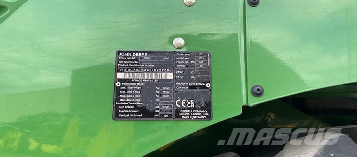 John Deere 9700 Samochodné kosačky